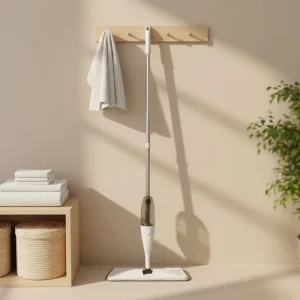 Eco-Friendly Floor Cleaning Bucket Set with 2-in-1 Spray Mop and Utility Bucket