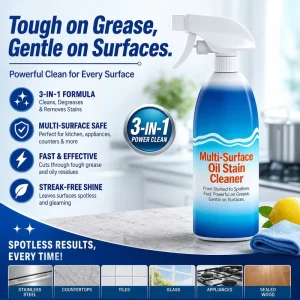Eco-Friendly Kitchen Degreasing Spray High-Foaming Clinging Formula for Home Use