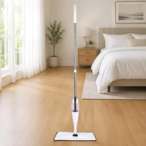 Eco Friendly Microfiber Refillable Water Tank 360 Swivel Stainless Steel Lightweight Wet Dry Washable Household Cleaning Mop