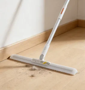 Eco-Friendly PP Handle Silicone Broom for Removing Pet Hair and Debris