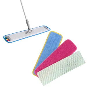 Eco Friendly Recycled Microfiber Mop Cloth Super Absorbent Machine Washable Floor Cleaning Mop Pad for Cleaning