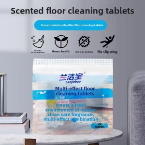 Eco-Friendly Solid Detergent Floor Cleaning Sheets, Disposable Stain Remover
