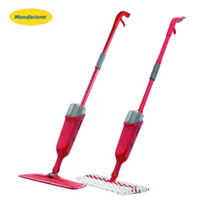 Eco friendly Custom Microfiber Spray Mop Removable with Magic Cleaning Handle and Plastic Head for Home Floor Cleaning