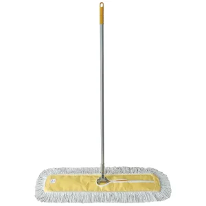 Eco friendly Polyester Yarn Dust Mop Dry Wet Dual Use for Hotel Property Cleaning