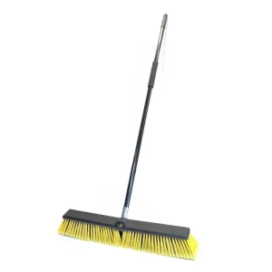 EcoClean 18″ Heavy Duty Industrial Foamed plastic Floor Deck Rough Sweeping bulldozer Push Broom