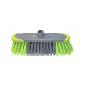 EcoClean Factory Long Handle Soft Flagged Bristle Floor Sweeping Plastic Broom
