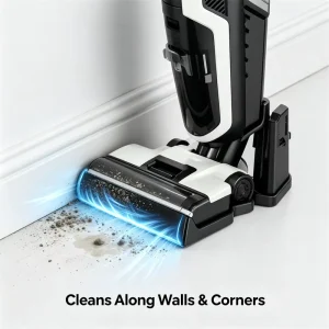 Edge Cleaning 3 in 1 Wet Dry Vacuum Cleaner & Mop Self Cleaning Vacuum Cleaner 30min Runtime Self Propelled