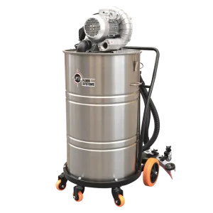 Electric 220V Manual Industrial Vacuum Cleaner with Water Suction and High Pressure, 160L Capacity