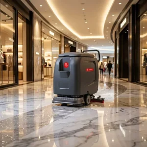 Electric 510mm Floor Scrubber Dryer with 60L Waste Tank for Supermarket and Shopping Mall Floors