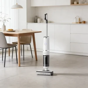 Electric All-in-One Cordless Wet and Dry Floor Washer with Handheld Vacuum Cleaner for Hard Floors