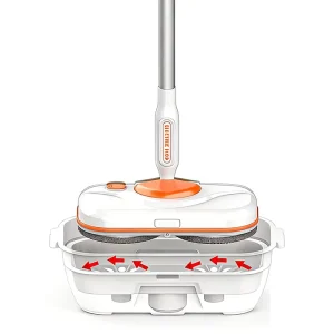 Cordless Rechargeable Electric Spin Spray Flat Mop and Bucket Set