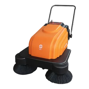 Electric Automatic Hand-Push Walk-Behind Floor Sweeper for Commercial Cleaning
