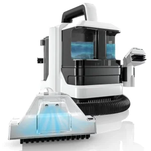 Electric Bagless Wet/Dry Vacuum Cleaner Sofa Carpet Upholstery Fabric Spill Spot Cleaning for Household Car Hotel RV