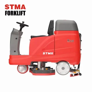 Electric Battery Ride-On Industrial Road Sweeper Machine Vacuum Floor Sweeping for Warehouse Factory Cleaning