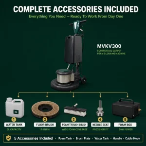 Electric Carpet Cleaning Machine and Floor Scrubber with 70L/min Output for Tile, Marble, and Vinyl