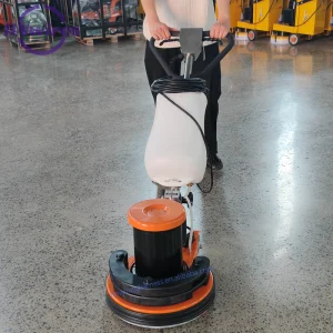 Electric Commercial Floor Scrubber and Carpet Buffer with 2200W Motor, 175RPM, 220V, and 85KG Weight