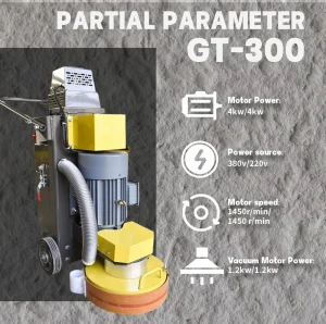 Electric Concrete Floor Grinder for Surface Grinding and Polishing
