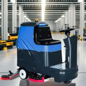 Electric Cordless Dual Brush Floor Scrubber Battery Powered Industrial Cleaning Equipment for Hotels and Restaurants