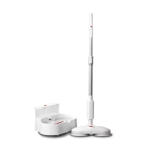 Electric Cordless Spin Mop Bucket Set with Rotating Head, Self-Cleaning System, Spray Water Tank