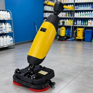 Electric Floor Scrubber Machine for Hospital School and Shopping Mall Use