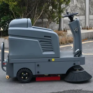 Electric Floor Sweeper for Hardened Cement Floors