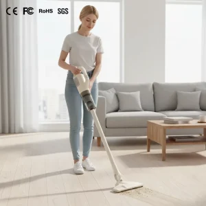 Electric Handheld 2-in-1 Vacuum and Mop HEPA Filter Lightweight Portable Wet/Dry Cleaner for Home Use