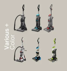 Electric Handheld Bagless Wet Dry Scrubbing Vacuum Cleaner for Fabric Surfaces, 800W
