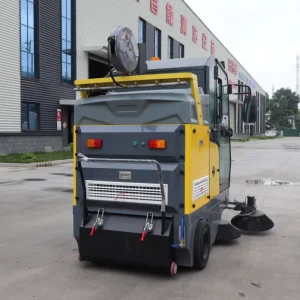Electric Industrial Floor Sweeper Truck Compact Sanitation Vehicle for Park Community Factory Road Cleaning Machine