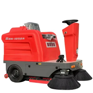 Electric Industrial Ride-On Road and Floor Sweeper Cleaning Vehicle for Washing and Sweeping