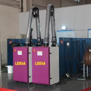 Electric Industrial Vacuum Cleaner Welding Fume Extractor with Arms HEPA Filtration 3000mm Hose 2.2kW