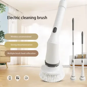 Electric Mops Extendable Handle Cordless Home Cleaning Magic Brush Spin Power Brush Floor Scrubber for Toilet Window Bathroom