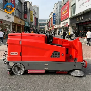 Electric Multi Functional High Pressure Self Propelled Commercial Road Cleaning Machine Sweeper