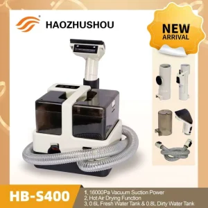 Electric Portable Bagless Cold Water 600ml Noise Less Than 82dBA Carpet Cleaner for Car Hotel Household Use