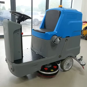 Electric Ride-On Floor Scrubber