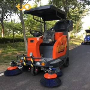 Electric Ride-On Road Sweeper, 1850mm Cleaning Width, 8000-10000 m²/h