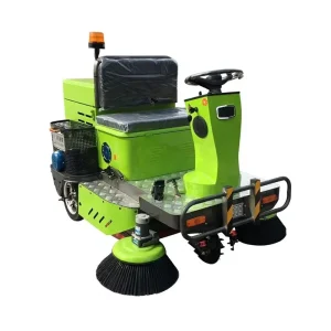 Electric Ride on Street Sweeper Machine STBR150 160R for Warehouse Factory Community Park School Cleaning