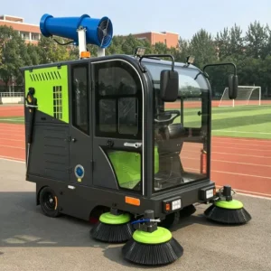 Electric Road Sweeper 48V Ride-on Street Cleaning Vehicle 8000-15000 M²/h High Efficiency Cleaning Equipment