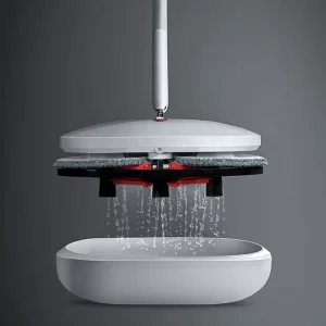 Electric Rotating Spray Mop for Indoor Floor Cleaning