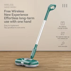 Electric Spin Mop Portable Handheld Rechargeable Multifunction Floor Cleaning Machine