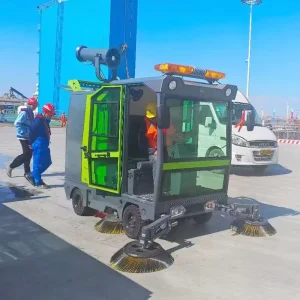 Electric Street Sweeper with Motor and Gear for Industrial Floor Cleaning