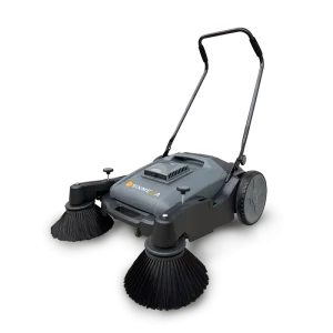 Electric Walk-Behind Floor Sweeper with Motor Drive for Driveway