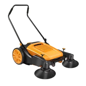 Electric Walk Behind Manual Concrete Floor Sweeper Broom Cleaning Machine New