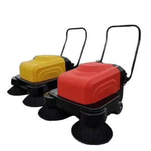 Electric Walk Behind Road Floor Sweeper Broom Concrete Floor Cleaning Machine