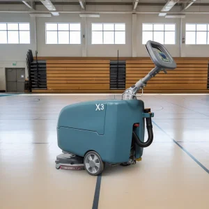 Electric Walk Behind X3 High Pressure Tile Floor Scrubber Machine 1.0MPa for Restaurant Tile Joint Grease Cleaning