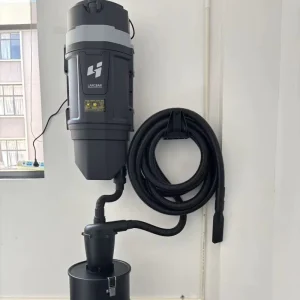 Electric Wet and Dry Vacuum Cleaner with Cyclone Dust Collector, 30L Drum, 9m Hose, and 50mm HEPA Filter