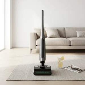 Electrolyzed Water HEPA Filtration Self Cleaning Wet Dry Vacuum Cleaner Floor Washer Brushless Motor LED Display for Household