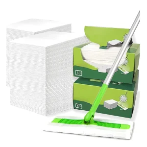 Electrostatic Dust Removal Disposable Fiber Mop Pad Replacement for Wet and Dry Use Manufacturer