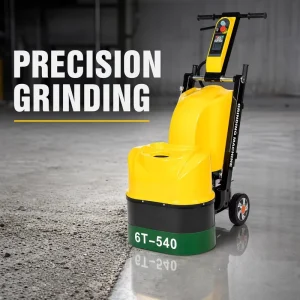 Engine-Powered Concrete Grinder Polisher for Epoxy Resin and Diamond Grinding with Vacuum