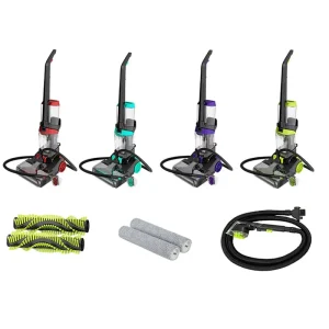 Ergonomic 3 in 1 Electric Handheld Carpet Washer with DUAL Brush Wet Dry Vacuum Cleaner