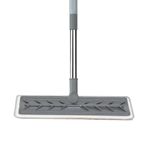 Esun Magic Flat Mop Squeeze Hand Free Washing Microfiber Stainless Steel Pole Reusable Eco friendly Durable Easy Dry for Home